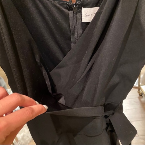 Jumpsuit 🖤 Leg Slits Tango Wrap Cocktail Dance pARTy - Picture 6 of 14